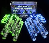Starlux Games Glow Battle: A Ninja Game for Kids, Teens and The Whole Neighborhood - Use Glow-in-The-Dark Foam Weapons to Channel Your Inner Samurai Warrior