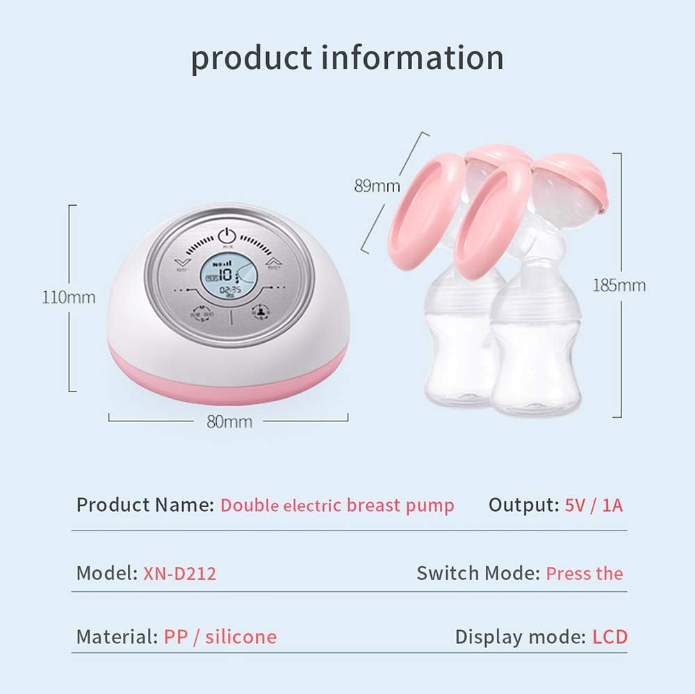 Xzbnwuviei Tire Lait Electrique Electrique Double Puissance Pour Allaitement Pour Bebe Accessoires De Lait Maternel Automatique Extracteur De Lait Rechargeable Usb Bebe Et Puericulture Allaitement Foreverlignee Net