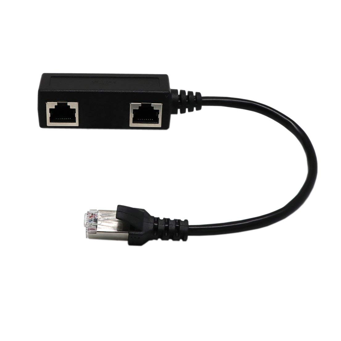 Adaptateur de répartiteur RJ45 1 à 2 Ports Femelles Adaptateur de