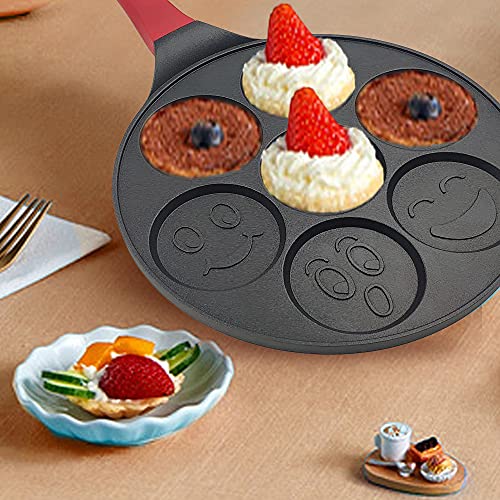 Pancake Pan Smile Pancake Maker Machine Induction Crepe Pan Nonstick Pancake Griddle for Kids
