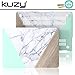 Kuzy Compatible with MacBook Air 13 inch Case A1466 A1369 Hard Cover Older Version 2017, 2016 Marble Pattern, Mint Wood