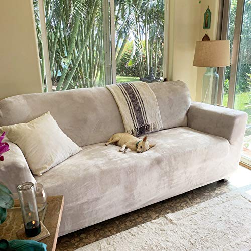 image for Rose Home Fashion RHF Velvet Loveseat Slipcover Slipcovers for Couches