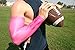 Breast Cancer Awareness Anti-Sweat Compression Arm Sleeves with UV Protection