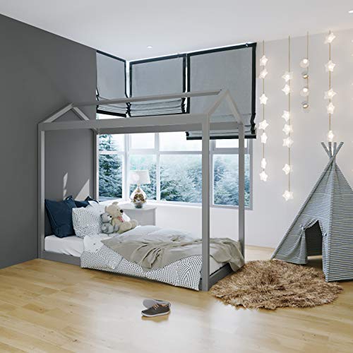 Max & Lily House Bed Canopy, Twin, Grey Pricepulse