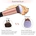 BESTOPE PRO Premium Synthetic Foundation Blending Face Powder Blush Concealers Eye Shadows Make Up Brushes Kit (Pink)