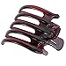 niceeshop(TM) Women Lady Girls Non Slip Grip Large Claw Hair Clip Clamp,Coffee