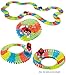 Car Track,Light Up Tracks Car(2-Pack) Glow in The Dark Racing Track Accessories Compatible Most Tracks,Boys & Girls (style2: red +Blue)
