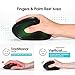 shoplease Wireless Vertical Mouse, 2.4G Wireless Ergonomic Optical Mouse with 3 Adjustable 800/1200 /1600 DPI, More Suitable for Big Hands