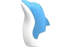 Asltw Cute Fridge Deodorizer, Dolphin Fridge Cleaner, Freezer Odor Freshener, Add Baking Soda Reusable Fun Kitchen Gadgets (Blue)