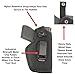 ComfortTac Concealed Carry Holster | Carry Inside The Waistband IWB or Outside The Waistband OWB | Size 2 Fits Glock 42, Sig Sauer P238, P938, Kahr CM40, Taurus 738 and Similar Guns
