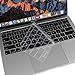MOSISO Premium Ultra Thin TPU Keyboard Cover Compatible with MacBook Air 13 inch 2019 2018 Release A1932 Retina Display with Touch ID, Soft Protective Transparent Skin Protector, Clear