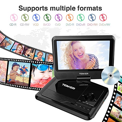 4 TENKER+Portable+Player+Rechargeable+Battery