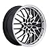 Maxxim CHANCE Black Wheel with Painted and Machined Lip and Face (16 x 7. inches /5 x 112 mm, 40 mm Offset)