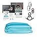 Aerial Silks Equipment for Acrobatic Flying Dance, Includes All Hardware, Fabric and Guide (Dark Purple)