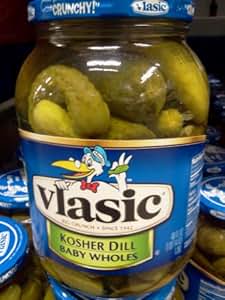 Amazon.com : Vlasic Kosher Dill Baby Whole Pickles 46 Oz ...