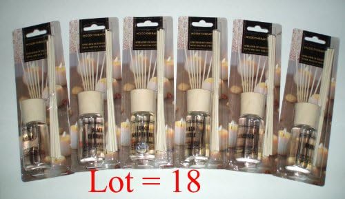18 Sets Mood Therapy ® Fragrance Oil Reed Diffuser Sets Wholesale Lot (18 x 1.2 oz) (Case of 18)