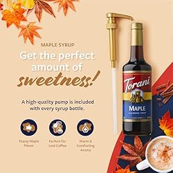 Torani Coffee Syrup, Maple Flavoring for