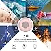 White Noise Machine - Sound Machine with LED Colorful Night Light for Kids Adult - 20 Non-Looping Soothing Sounds Baby Therapy Sound Machine, Built-in Auto-Off Timer & 3 Power Supply Modes(Pink)