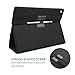 ProCase for iPad Pro 12.9 2017/2015 Case - Snug Fit Hard Shell Cover Folio Case for iPad Pro 12.9 Inch (1st Gen 2015) / iPad Pro 12.9 (2nd Gen 2017), with Pencil Holder, auto Sleep/Wake –Black