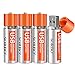 Aa Lithium Batteries USB Aa Batteries Rechargeable Over 1000 Times, No Need Charger Portable 4-Pack for Mouses, Controllers, Toys and Offices
