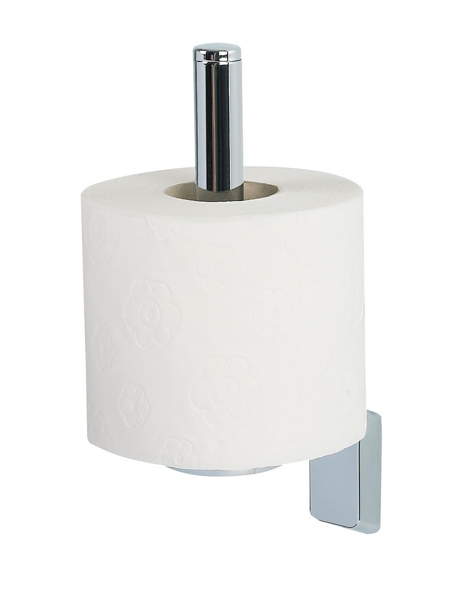 Spirella MAX Light Collection Toilet Paper Dispenser, 5.5 x 22, Chrome-Plated Metal, Grey