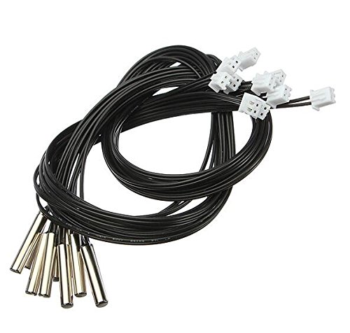 MASUNN 2M 10pcs NTC-3470 Waterproof Professional Temperature Sensor Probe