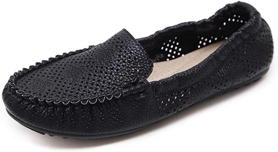 Amazon モカシン レーディス スリッポン レザー フリンジ ホワイト 靴 ファー レディース 痛くない モカシンシューズ ぺたんこ 歩きやすい 春 秋 夏 シューズ サンダル 婦人靴 女性 通気性 蒸れないママシューズ 美脚 リンゼ パンプス