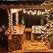 ON'H Globe String Light with G40 Bulbs 25ft UL Listed Outdoor String Lights for Patio Garden Backyard Party, Green Wire