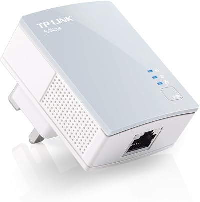 TP-Link TL-PA411 AV500 Mini Powerline Adapter Network Extender Single Pack