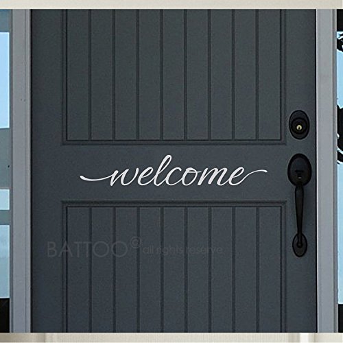 Buy BATTOO Door Decal Front Door Decal Vinyl Decal