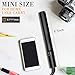 Hair Mini Curling Iron Travel, Mini Ceramic Hair Curler, Travel Curling Iron, Mini Flat Iron, Small Flat Irons for Short Hair, Small Hair Curling Iron, Straighter Curling Iron