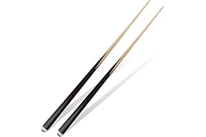 JEPNJPU 20 OZ Pool Cue Sticks 36inch 42inch 48inch 58inch Set of 2 or 4,Billiard Cue Sticks with 13mm Leather Tip for Beginners,Adults(2-Piece，14 OZ to 20 OZ)