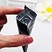 100 Glossy Black Two-Sided Aluminum Mylar Zip-Lock Flat Style Bags Outer Size 7.5x10cm (3x4