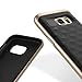 Galaxy S7 Case, Caseology [Parallax Series] Modern Slim Geometric Design [Black / Gold] [Textured Grip] for Samsung Galaxy S7 (2016)
