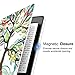 MoKo Case for Kindle Paperwhite, Premium PU Leather Cover with Auto Wake/Sleep Fits All Paperwhite Generations Prior to 2018 (Will not fit All-New Paperwhite 10th Generation), Lucky Tree
