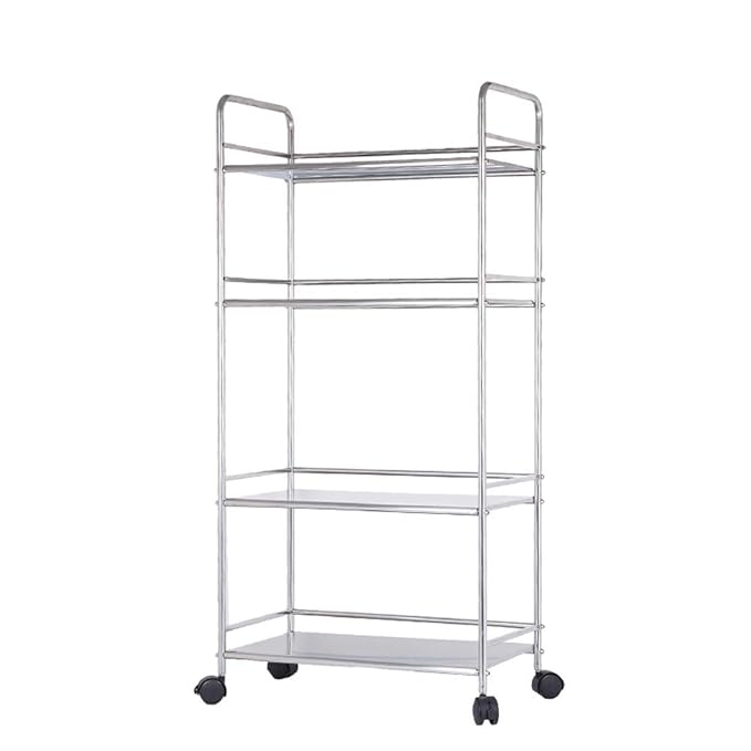 ZYL Carrito Cocina Carro de Cuatro Niveles de Acero ...