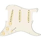 Fender Vintage Noiseless Prewired Stratocaster Pickguard - 3-Ply White