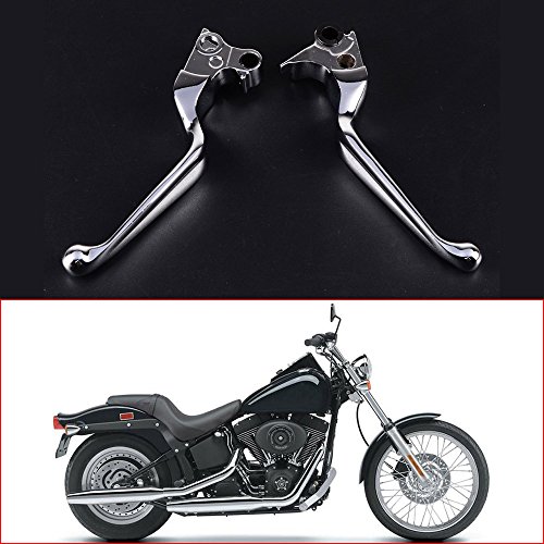 Chrome Brake Clutch Hand Lever For Harley Xl Sportster 883 1200 Softail