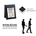 Onstro RFID Blocking Slim Wallet for Men Money Clip Bifold, Black, Size Small