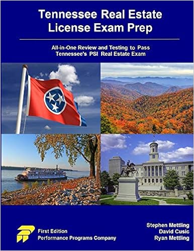 Amazon Com Tennessee Real Estate License Exam Prep All In One