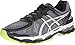 ASICS Men's Gel Kayano 22 Running Shoe, Charcoal/Silver/Lime, 9 M US