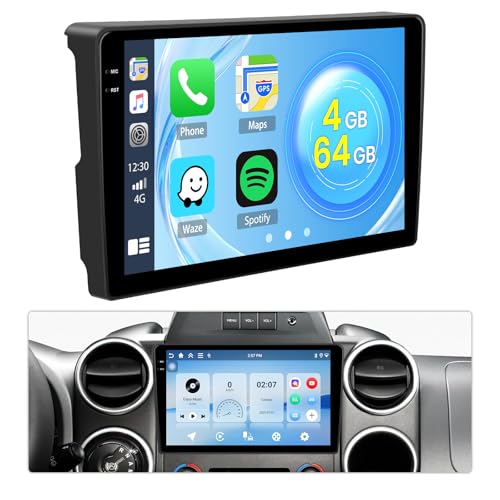 Roinvou 4G+64G Android 15 Car Radio for Citroen Berlingo & Peugeot Partner 2015-2018 Wireless Carplay Android Auto, 9'' Incell Touch Screen Radio GPS Bluetooth FM RDS WiFi EQ SWC Backup Camera