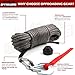 Offroading Gear 95'x3/8” Best Synthetic Winch Rope Kit | Replacement for Cable Wire | Jeep/ATV/Quad Bike/UTV | Free Snap Hook & Rubber Stopper