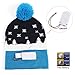 TAGVO LED Light Up Hat Beanie Knit Cap, Colorful LED Xmas Christmas Beanie