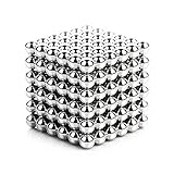 Magnetic Stress Relief Balls 5mm DIY Buildable Magnets Toy for Fun or Decoration(Nickel, 216PCS)