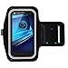 i2 Gear Cell Phone Armband Case for Moto G7 Play, One P30 Play, X4, E6 Play, Motorola Droid Turbo 2, Moto G5S, Large Sizes (Black)