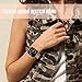 Yichan Woven Nylon Fabric Wrist Strap Replacement Band with Classic Square Stainless Steel Buckle for Apple iWatch Series 1 / 2,Sport & Edition,42mm,Orange