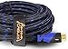 AURUM CABLES 35ft HDMI Cable 4K@60Hz Ultra HD, High Speed with Ethernet HDMI Cable Braided Nylon & Gold Connectors, ARC, CL3 Rated - Compatible with TV, PC, Monitor, Laptops, PS3, PS5, PS4