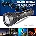 EraseSIZE Underwater 500M 5000LM XM-L T6 LED Diving Flashlight Waterproof Torch, Super Bright, Zoomable and Waterproof Suitable for Camping Hunting and Outdoors Activitiesthumb 1