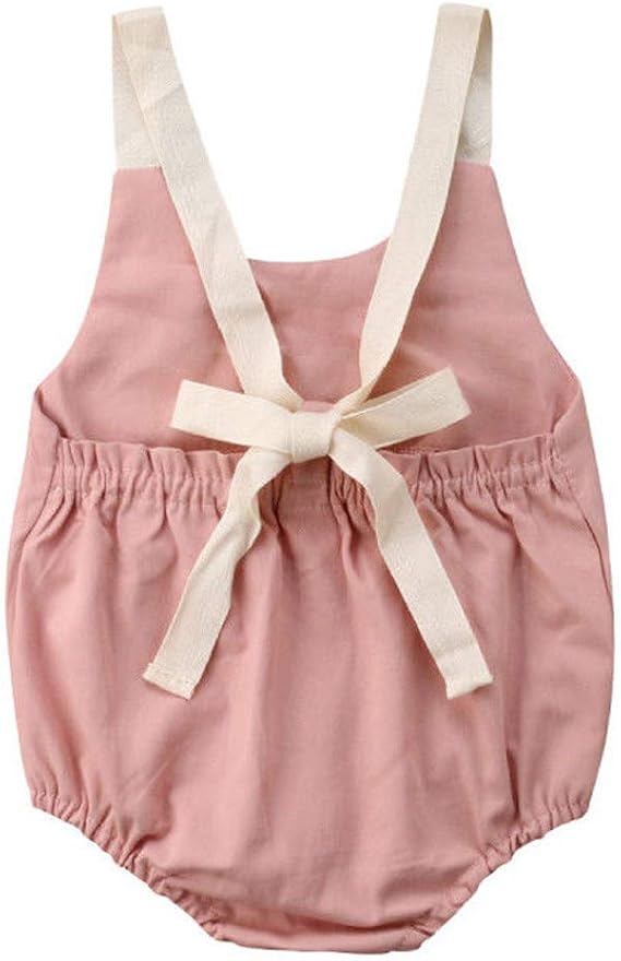 Amazon Co Jp ベビー服 女の子 ロンパース 無地 ちょう結び バックレス ジャンプスーツ 子供服 可愛い 新生児 歩行服 春夏秋 人気 赤ちゃん服 ガールズ パジャマ ルームウエア 七五三 仮装衣装 撮影 満月 出産お祝い 記念日 こどもの日 プレゼント 服 ファッション小物